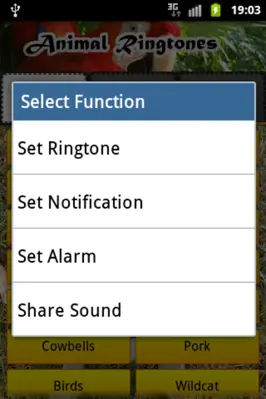 Animal Ringtones android App screenshot 1